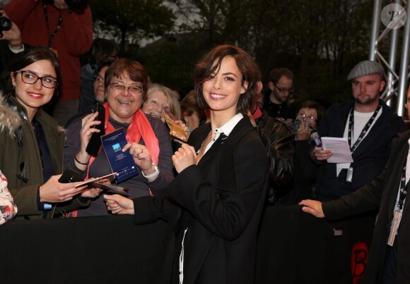 Bérénice Bejo lors de la présentation du film en compétition "Le Dernier Diamant" dans le cadre du 6ème Festival International du Film Policier de Beaune le 3 avril 2014