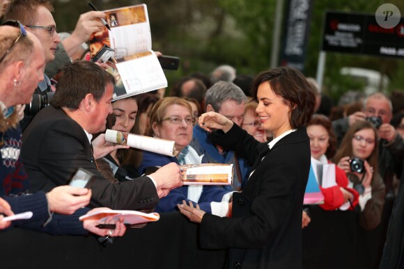 Bérénice Bejo lors de la présentation du film en compétition "Le Dernier Diamant" dans le cadre du 6ème Festival International du Film Policier de Beaune le 3 avril 2014