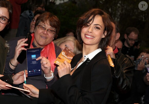 Bérénice Bejo lors de la présentation du film en compétition "Le Dernier Diamant" dans le cadre du 6ème Festival International du Film Policier de Beaune le 3 avril 2014