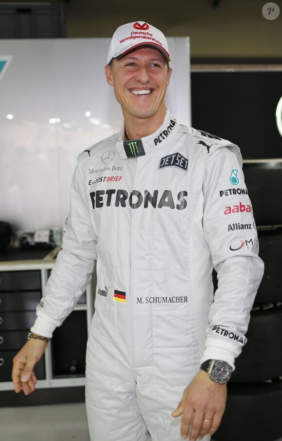 Michael Schumacher à Sao Paulo le 25 Novembre 2012.