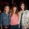 Maya Lauque, Caroline de Maigret et Daphné Bürki lors de la soirée d'anniversaire des 4 ans du Bus Palladium, à Paris le 3 avril 2014.