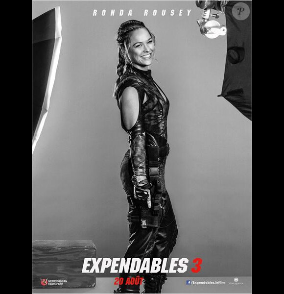 Ronda Rousey sur l'une des affiches-personnages d'Expendables 3.