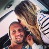 Anaïs et Benjamin ont beau avoir rompu, les ex-amoureux sont inséparables. Ils se font même de tendres bisous. Avril 2014.