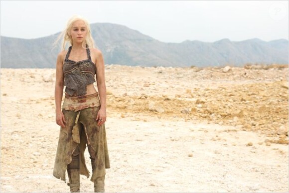 Emilia Clarke dans le rôle de Daenerys Targaryen dans "Game of Thrones" (2011-2014).