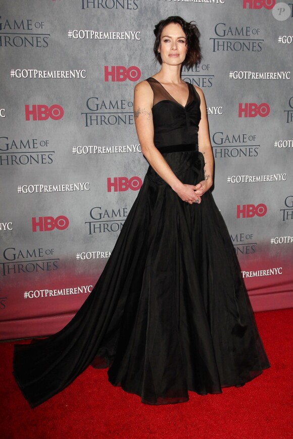 Lena Headey - Première de la saison 4 de "Game of Thrones" au Lincoln Center à New York, le 18 mars 2014.