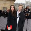 Chelsea Tyler et son boyfriend Joe Foster lors de la Fashion Week de Paris, le 1er mars 2013.