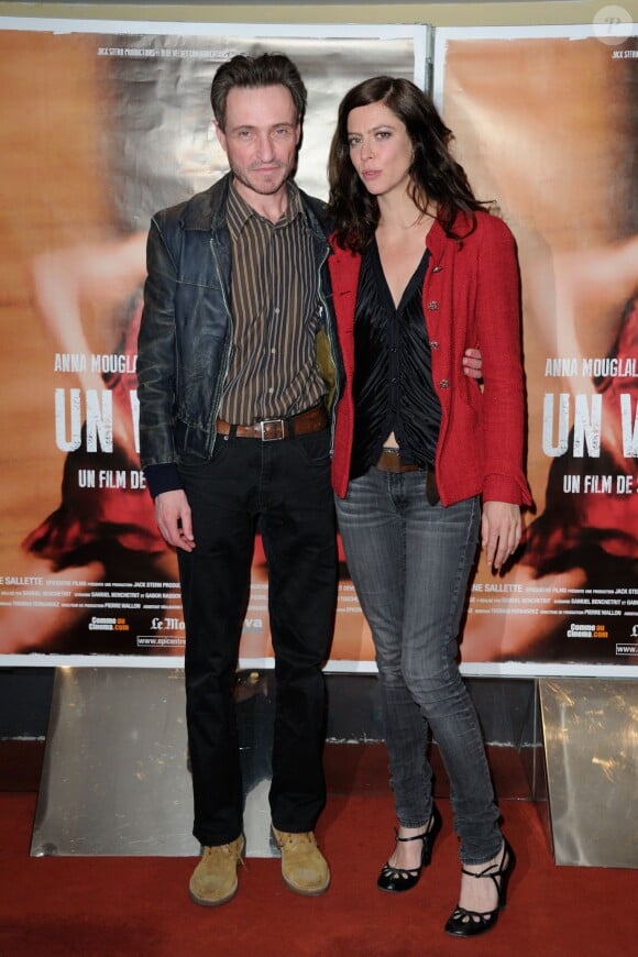 Yann Goven et Anna Mouglalis lors de l'avant-première du film Un voyage à Paris le 10 avril 2014