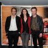 Samuel Benchetrit, Yann Goven et Anna Mouglalis lors de l'avant-première du film Un voyage à Paris le 10 avril 2014