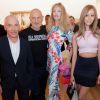Pierre et Gilles, Arielle Dombasle, Zahia Dehar - Vernissage de l'exposition "Heros" de Pierre et Gilles à la galerie Daniel Templon à Paris le 10 avril 2014.