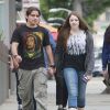 Prince Jackson et sa petite amie Nikita Bess main dans la main à Beverly Hills, le 10 avril 2014.
