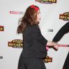 La fille de Woody Allen, Manzie Allen, lors de la première de sa pièce Bullets Over Broadway au St James Theatre à Broadway, New York, le 10 avril 2014.
