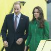 Le prince William et Kate Middleton à l'aéroport d'Hamilton, en Nouvelle-Zélande, le 12 avril 2014.