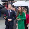 Le duc et la duchesse de Cambridge étaient le 12 avril 2014 en visite au memorial de guerre de la ville de Cambridge, en Nouvelle-Zélande, où William a déclenché des rumeurs de 2e bébé...