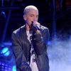Eminem  sur la scène des MTV Movie Awards 2014, le 13 avril 2014.