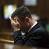 Oscar Pistorius, lors de son procès pour le meurtre de Reeva Steenkamp, le 18 mars 2014 à Pretoria
