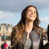 Exclusif - Rencontre avec Martika et Louise (Bachelor 2014) dans un jardin à Paris, le 11 mars 2014.