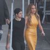 Beau Smart et Jennifer Lopez quittent les studios d'American Idol. Los Angeles, le 16 avril 2014.