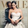 Couverture du Vogue d'avril 2014 avec Kim Kardashian et Kanye West.