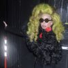 Lady Gaga arrive à la salle Roseland Ballroom. New York, le 7 avril 2014.