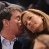 Manuel Valls et sa femme Anne Gravoin assistent à l'Open Masters 1000 de Tennis Paris Bercy le 1er novembre 2013