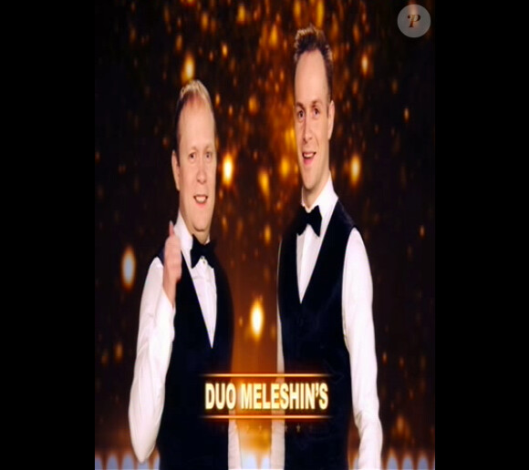 Le duo Meleshin's (The Best, le meilleur artiste 2014 - émission diffusée le vendredi 18 avril 2014 sur TF1.)