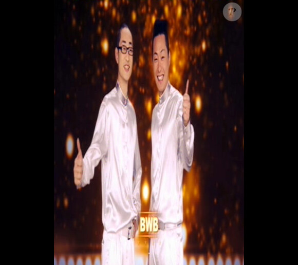 Le duo B.W.B. (The Best, le meilleur artiste 2014 - émission diffusée le vendredi 18 avril 2014 sur TF1.)