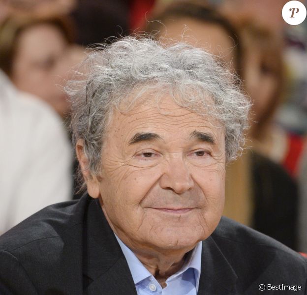 Pierre Perret - Enregistrement de l'émission "Vivement Dimanche" à Paris le 9 avril 2014.
