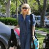Gwen Stefani se rend chez ses parents pour Pâques, avec son mari Gavin Rossdale et leurs trois garçons. Los Angeles, le 20 avril 2014.