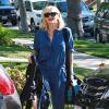 Gwen Stefani se rend chez ses parents pour Pâques avec son mari Gavin Rossdale et leurs trois garçons. Beverly Hills, Los Angeles, le 20 avril 2014.