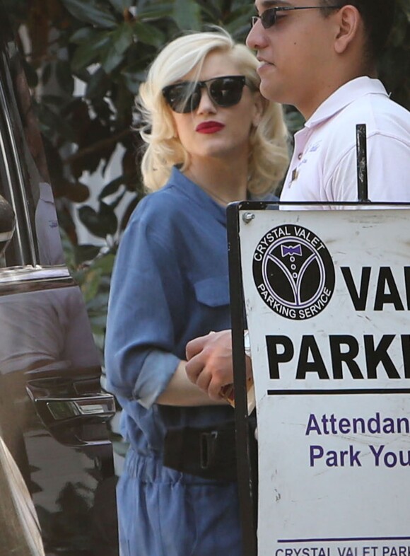 Gwen Stefani à Beverly Hills, le 20 avril 2014.