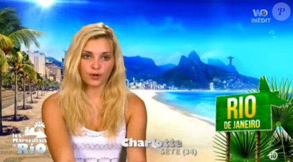 Charlotte - "Les Marseillais à Rio", épisode du 22 avril 2014 diffusé sur W9.