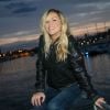 Exclusif - Enora Malagré, sexy, pose sur un catamaran dans le port de Marseille le 4 avril 2014