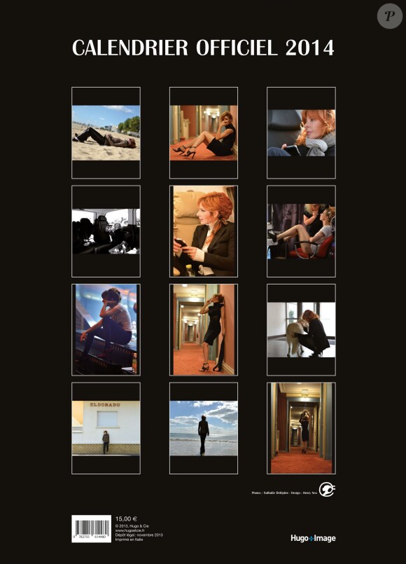 Le calendrier 2014 de la chanteuse Mylène Farmer, tiré de sa tournée Timeless 2013, sortira le 28 novembre 2013.