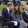Le prince William et Kate Middleton ont assisté le 25 avril 2014 à Canberra, au dernier jour de leur tournée en Australie, aux célébrations de l'Anzac Day, commémorant dans toute l'Océanie les soldats tombés au champ d'honneur.