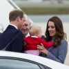 Le prince George de Cambridge a quitté le 25 avril 2014 l'Australie avec ses parents Kate Middleton et le prince William au terme d'une tournée océanienne de 19 jours.