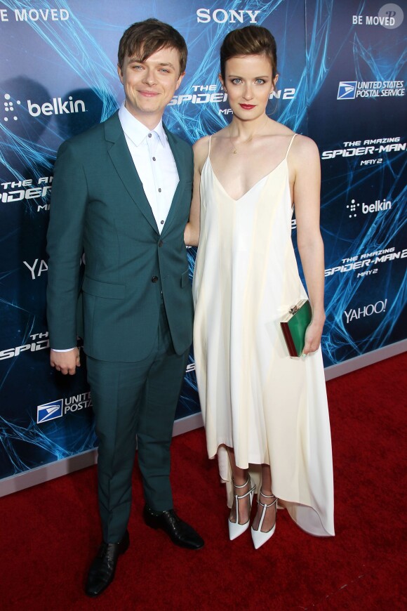 Dane Dehaan et Anna Wood à la première de The Amazing Spider-Man 2 au Ziegfeld Theater de New York, le 24 avril 2014.