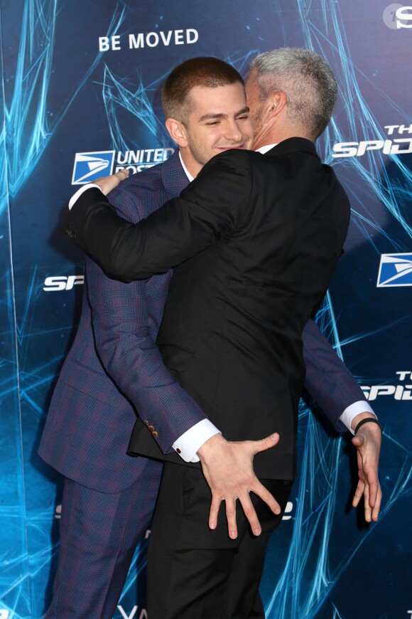 Andrew Garfield à la première de The Amazing Spider-Man 2 au Ziegfeld Theater de New York, le 24 avril 2014.
