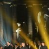 Les Prêtres (Charles Troesch, Joseph Dinh Nguyen Nguyen, et Jean-Michel Bardet) en concert exceptionnel à l'église de la Madeleine à Paris, le 24 avril 2014.