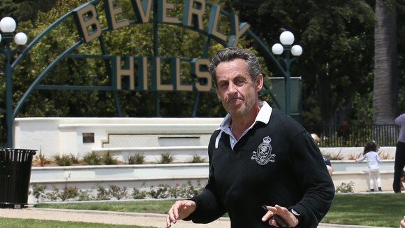 Nicolas Sarkozy : Relax et sportif, son jogging de star à Beverly Hills