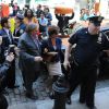 Gerard Depardieu et Jacqueline Bisset sur le tournage du film Welcome to New York à New York le 25 avril 2013.