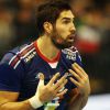 Nikola Karabatic lors du match entre la France et la Tunisie au Palacio de los Deportes de Granollers, le 12 janvier 2013