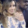 Kim Kardashian et Kanye West, tout heureux le 21 octobre 2013, à l'AT&T Park de San Francisco.