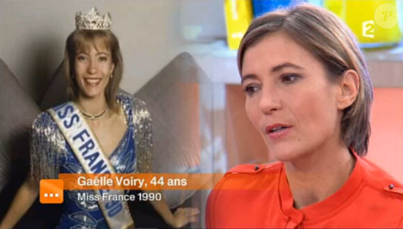 Gaëlle Voiry évoque son expérience pendant et après Miss France sur France 2 dans Toute une histoire, le mercredi 30 avril 2014