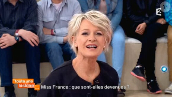 Sophie Davant sur France 2 dans Toute une histoire, le mercredi 30 avril 2014