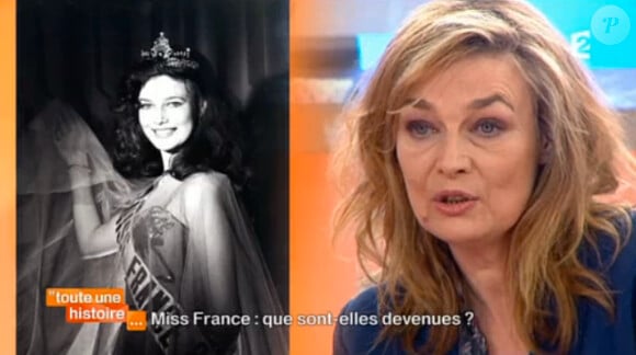 Patricia Barzyk évoque son expérience pendant et après Miss France sur France 2 dans Toute une histoire, le mercredi 30 avril 2014