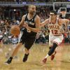 San Antonio Spurs lors du match San Antonio Spurs - Chicago Bulls. Chicago, le 11 mars 2014.