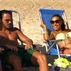 Stéphanie et Benjamin, en tête à tête sur la plage (Les Marseillais à Rio, épisode 46 diffusé le vendredi 2 mai 2014)