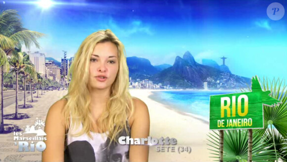 Charlotte (Les Marseillais à Rio, épisode 46 diffusé le vendredi 2 mai 2014.)