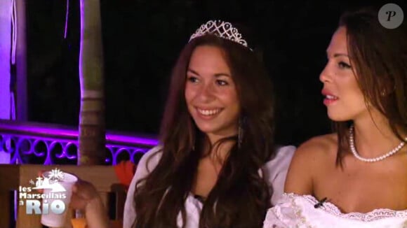 Stéphanie, sublime, lors de la soirée princes et princesses (Les Marseillais à Rio, épisode 46 diffusé le vendredi 2 mai 2014)