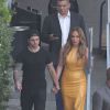 Jennifer Lopez et son petit ami Casper Smart à Los Angeles, le 16 avril 2014.